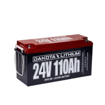 Dakota Lithium 110 Ah 24V LiFePO4 Deep Cycle Battery