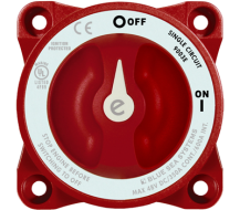 Blue Sea E-Series 9003E Battery Switch - ON / OFF - Red