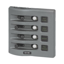 Blue Sea 4374 WeatherDeck Circuit Breaker Panel - 4 Position